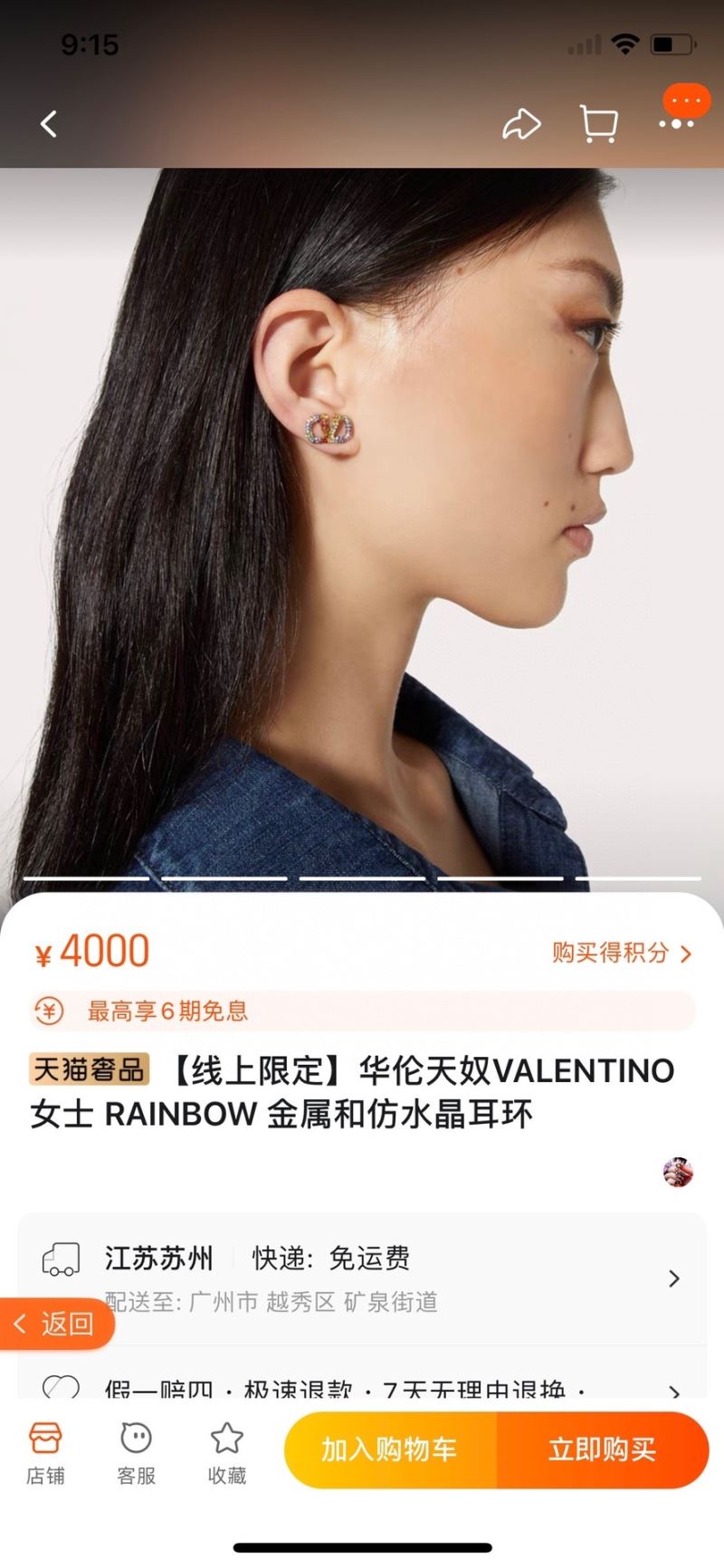 Valentino Earrings